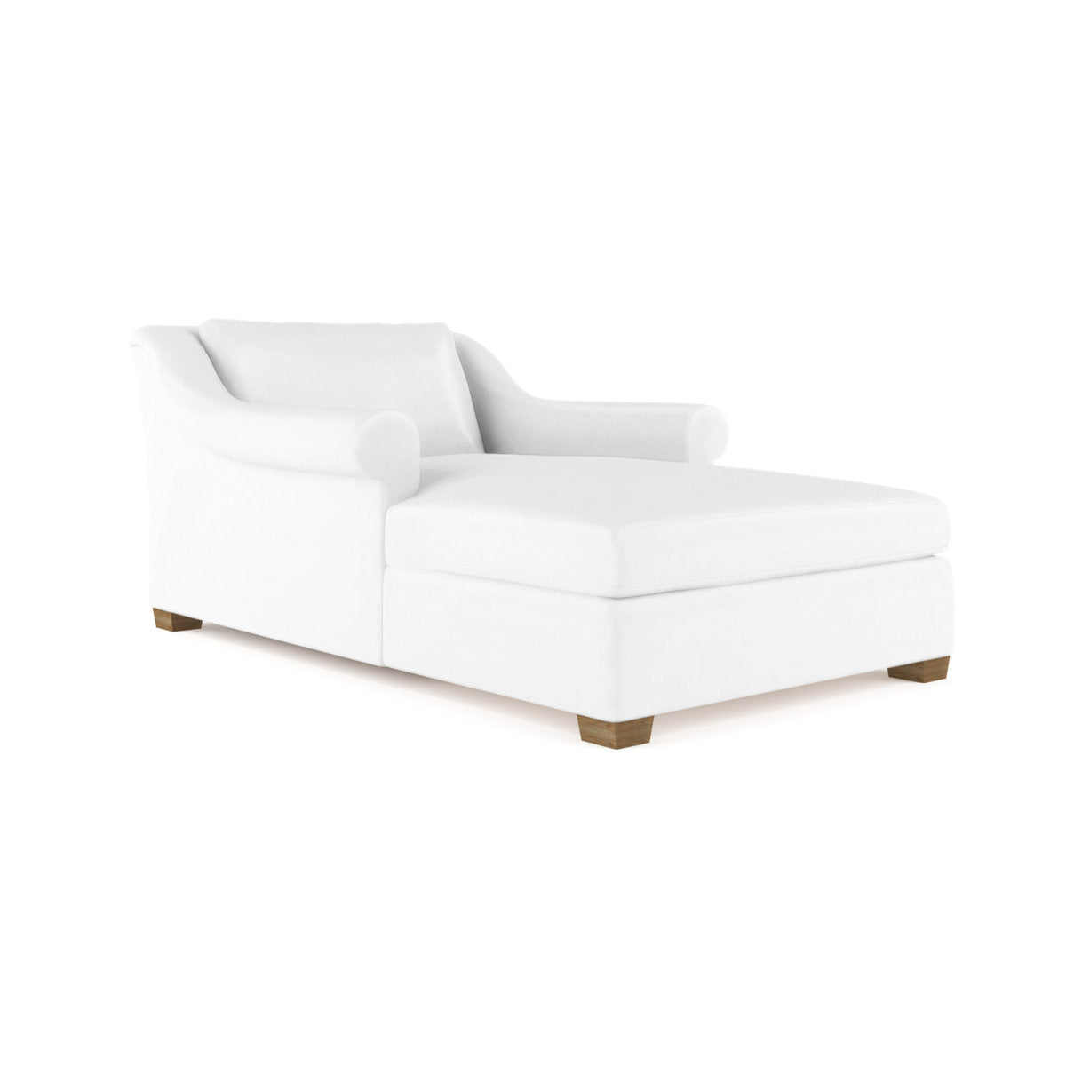 Tandem Arbor Thompson Rolled Slope Arm Chaise Lounge