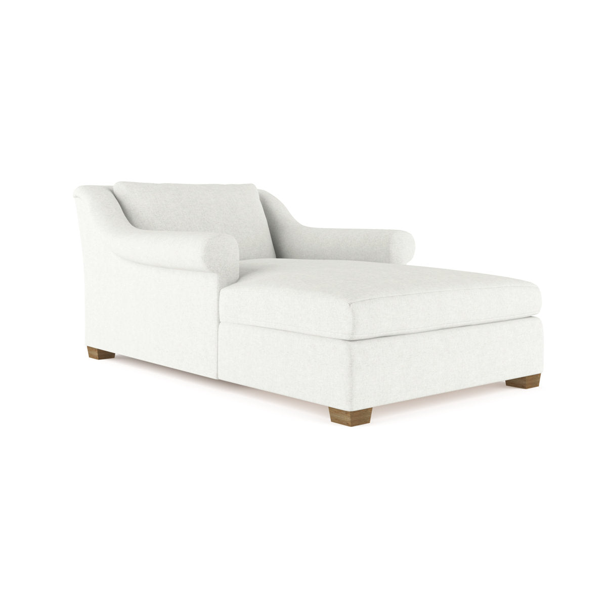 Tandem Arbor Thompson Rolled Slope Arm Chaise Lounge