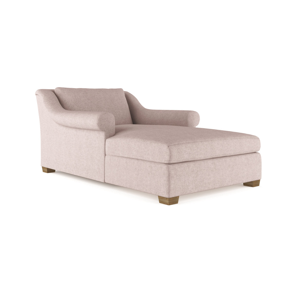 Tandem Arbor Thompson Rolled Slope Arm Chaise Lounge