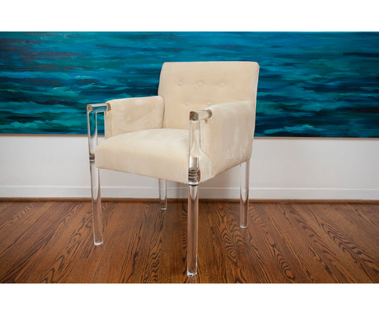 Jamie Dietrich Tito 24 Wide Linen Armchair