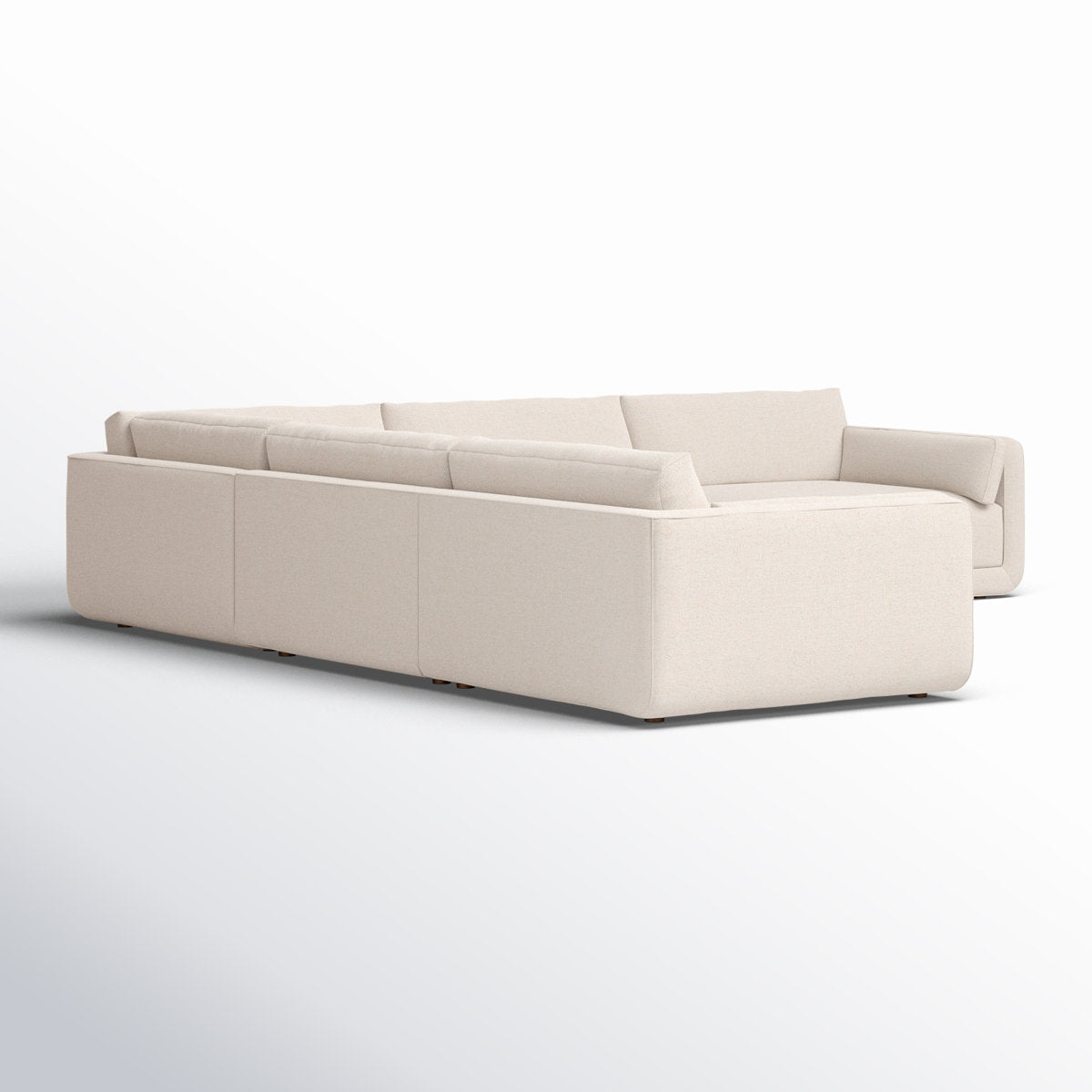 Four Hands Toland 5Pc Sectional 145 Bartin Rust