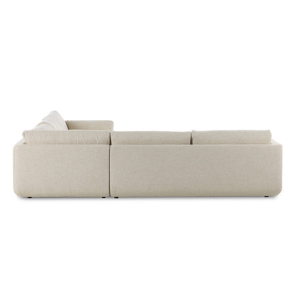 Four Hands Toland 3Pc Sectional Palma Cream