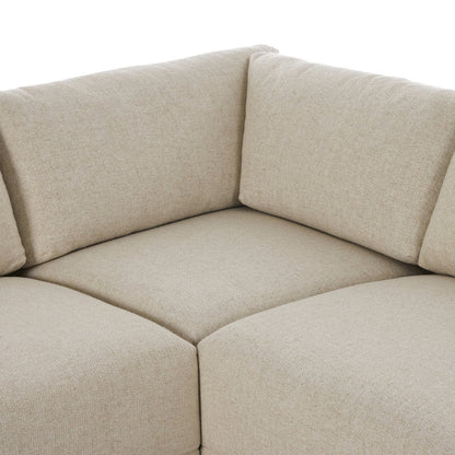 Four Hands Toland 3Pc Sectional Palma Cream