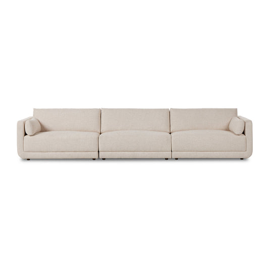 Four Hands Toland 3Pc Sectional 153 Bartin Rust