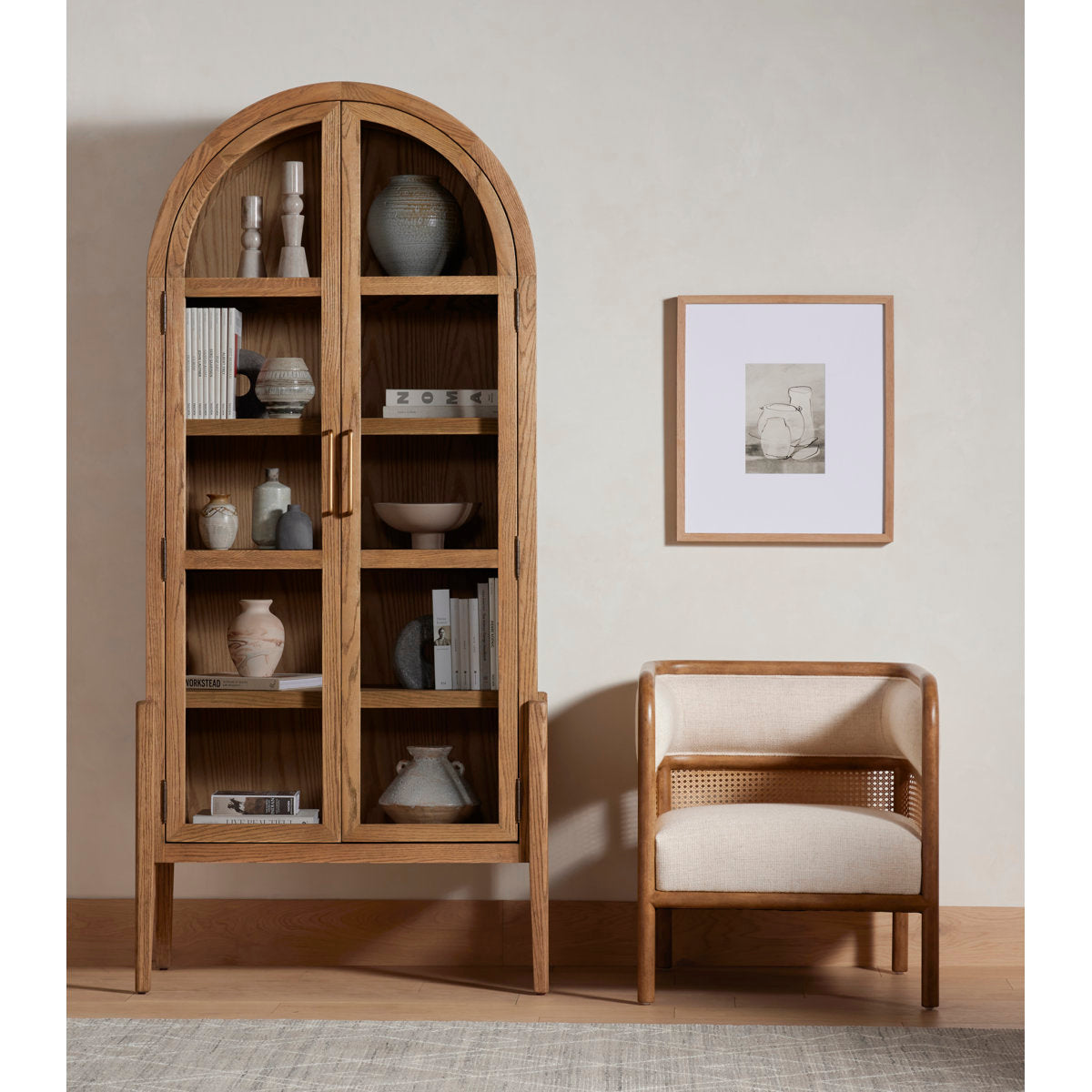 Four Hands Tolle Markwart Oak Solid Armoire