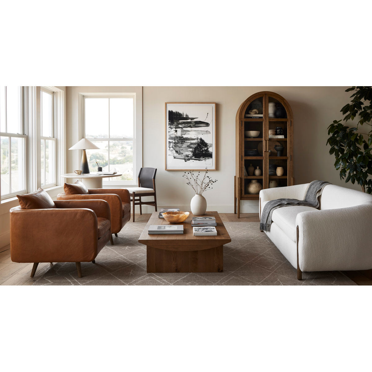 Four Hands Tolle Markwart Oak Solid Armoire