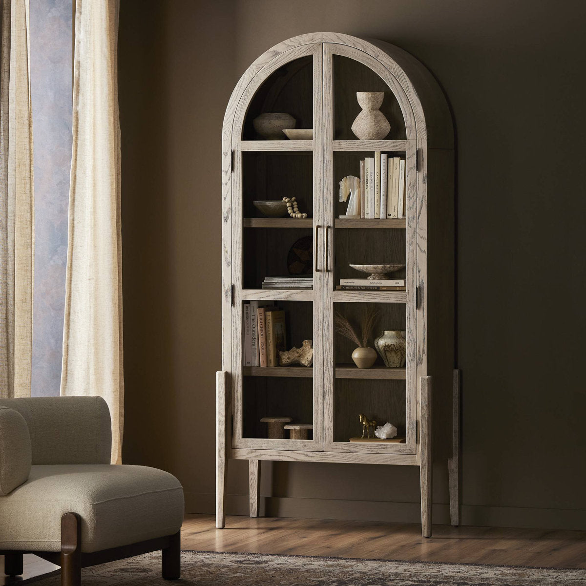 Four Hands Tolle Markwart Oak Solid Armoire