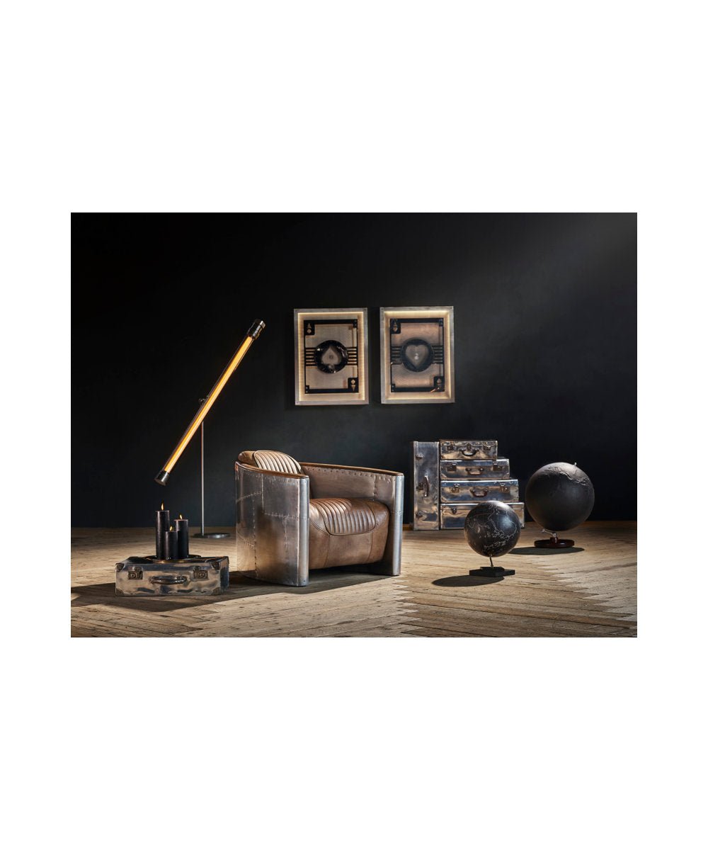 Tomcat Leather Barrel Chair