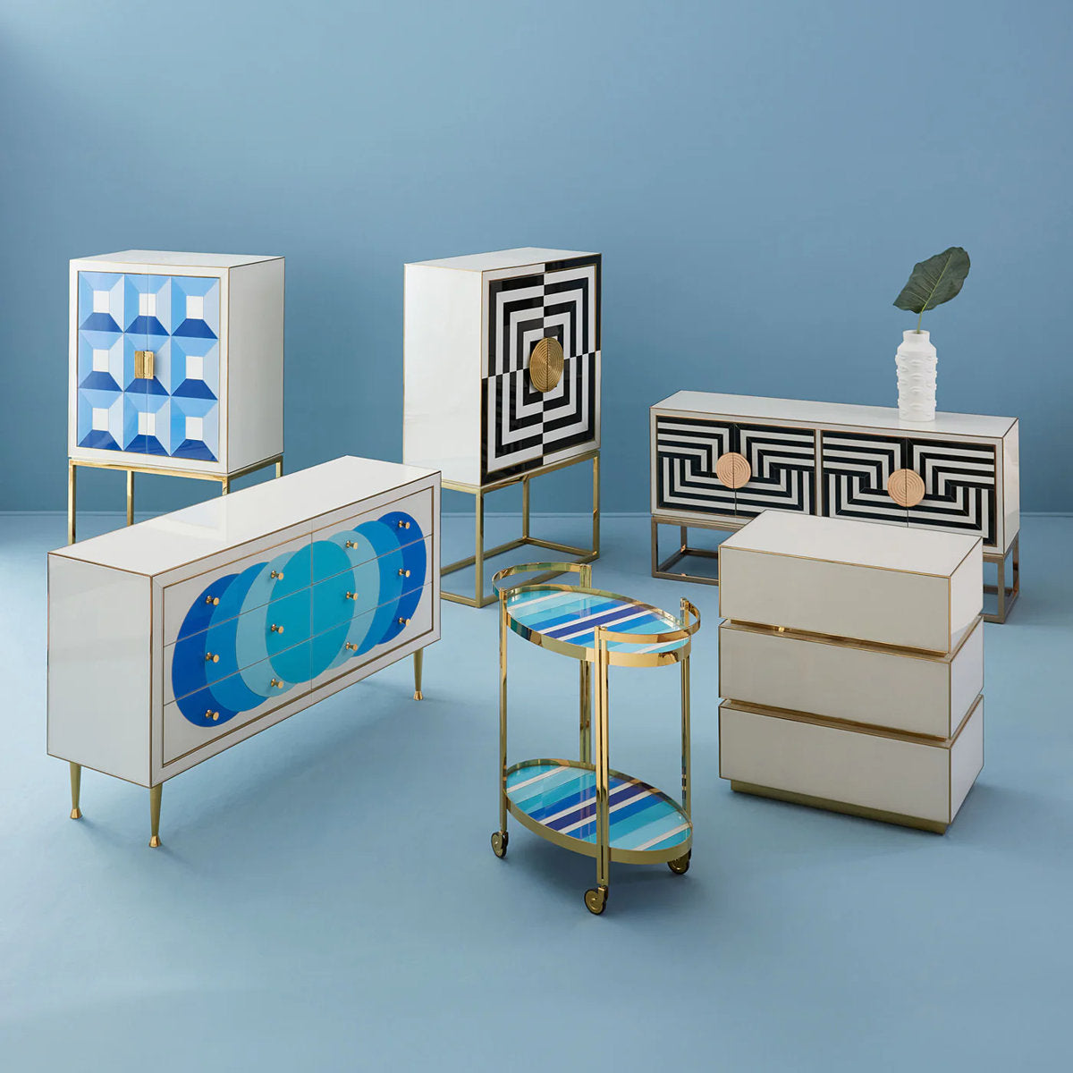 Torino 3 Drawer Console