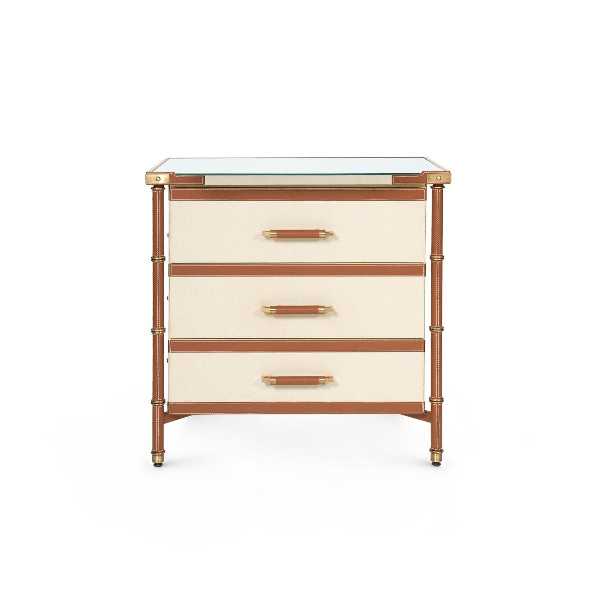 Toulon 3 Drawer Side Table