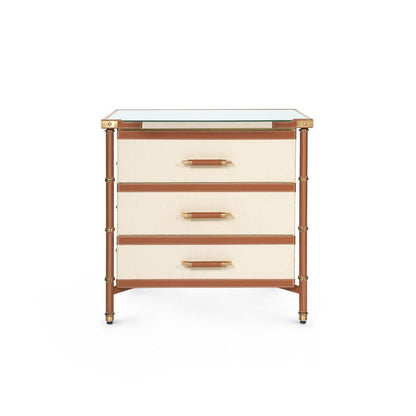 Toulon 3 Drawer Side Table