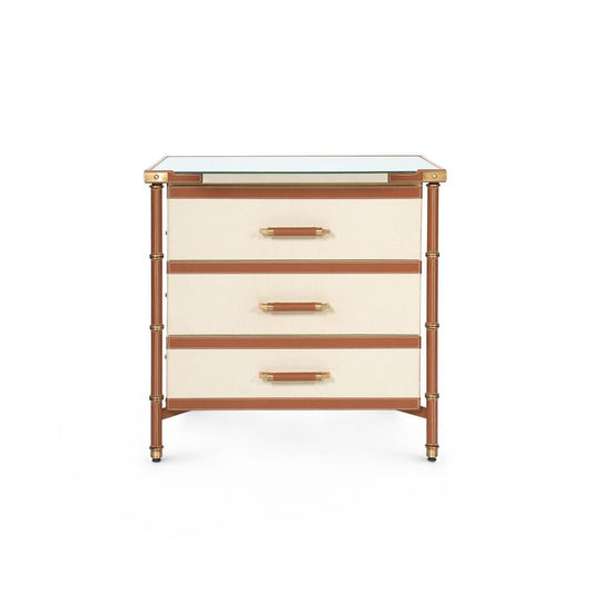 Toulon 3 Drawer Side Table