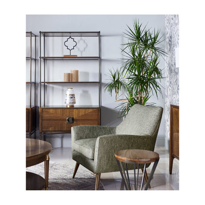 Toulouse 78 H X 40 W Brass Etagere Bookcase