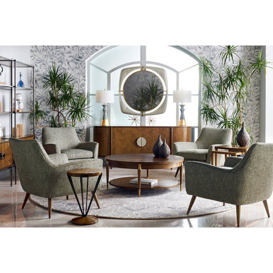 Toulouse 78 H X 40 W Brass Etagere Bookcase
