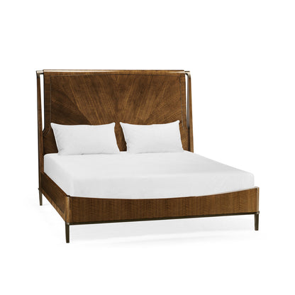 Toulouse King Solid Wood Low Profile Platform Bed