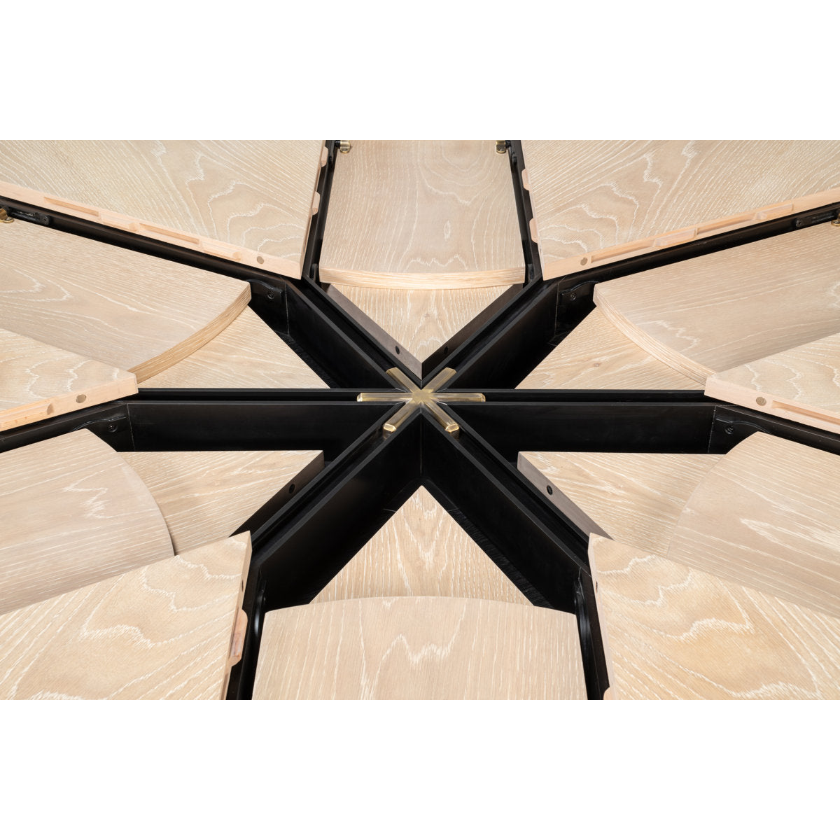 Tower Round Solid Oak Dining Table