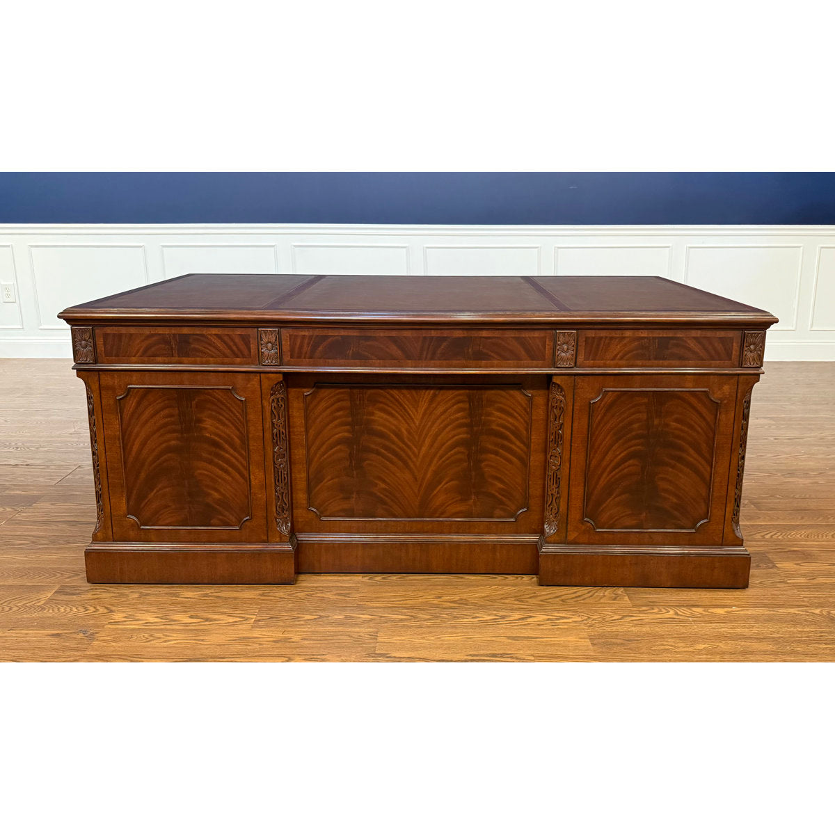 Traditional Mahogany Executive Desk