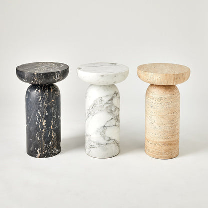 Tumble Marble End Table