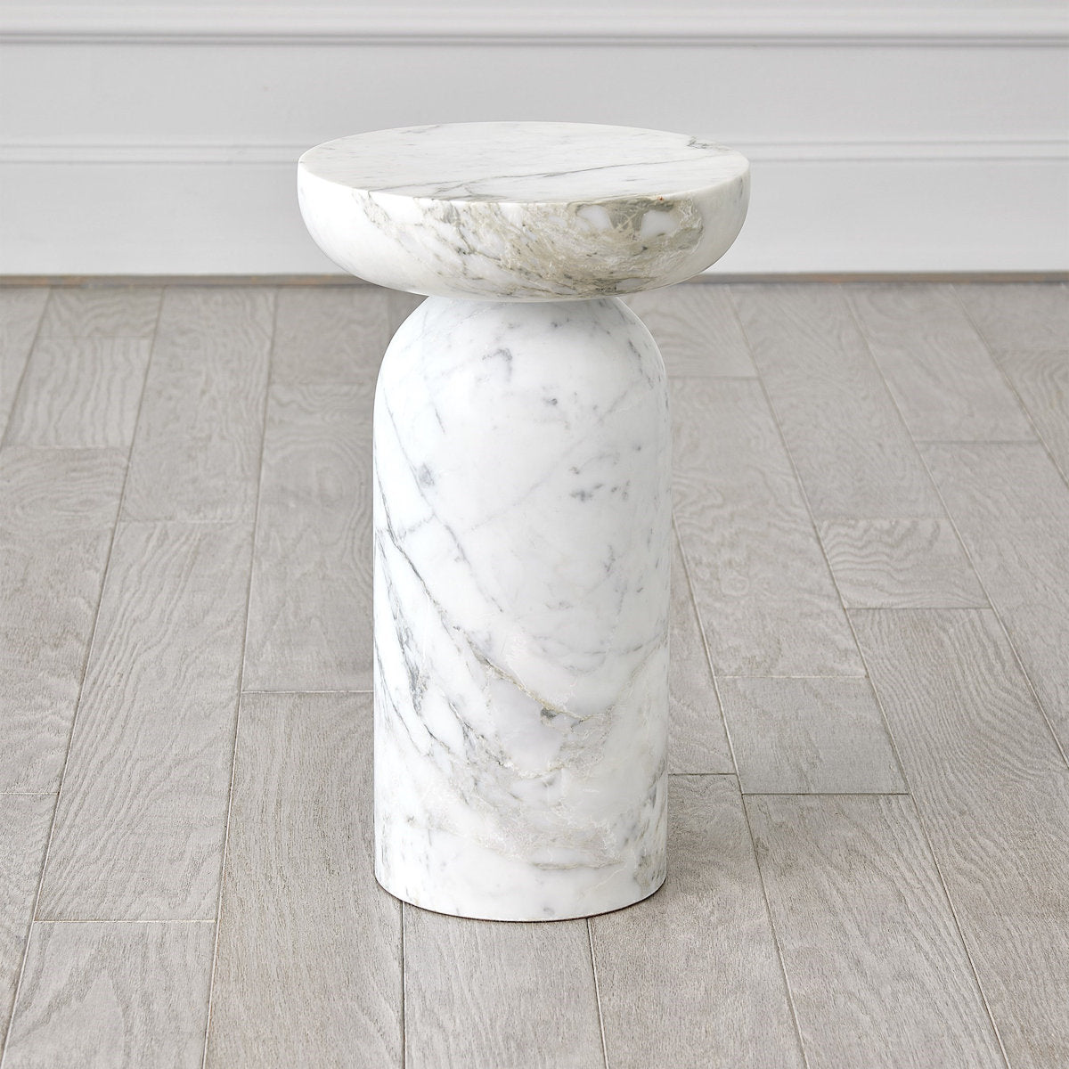Tumble Marble End Table