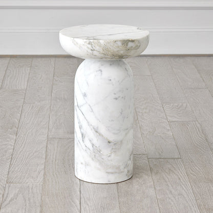 Tumble Marble End Table