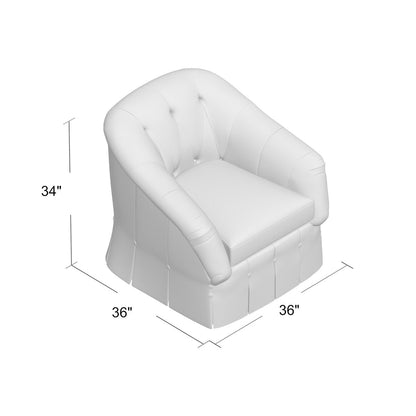 Tuscany Armchair Chair with Ottoman