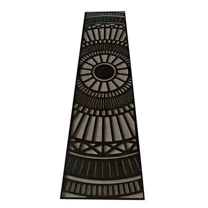 Tutankhamun 81'' W Glass Console Table