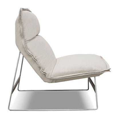 Tweety Leather Lounge Chair Chair with Ottoman