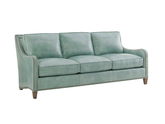 Twin Palms Koko Leather Sofa