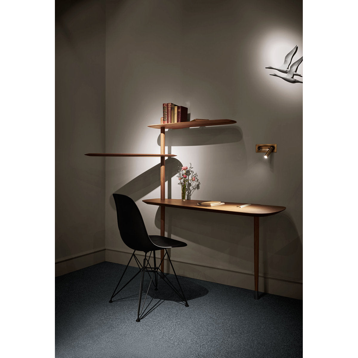 Unica Solid Wood Ladder Desk