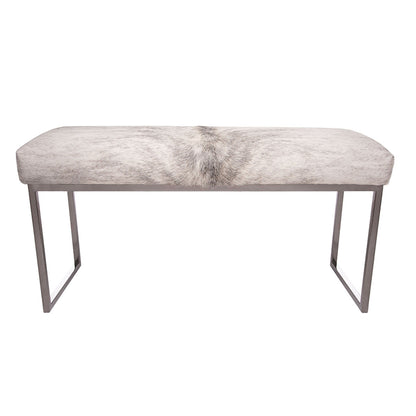 Outpost Original Upholstered Cowhide Bench