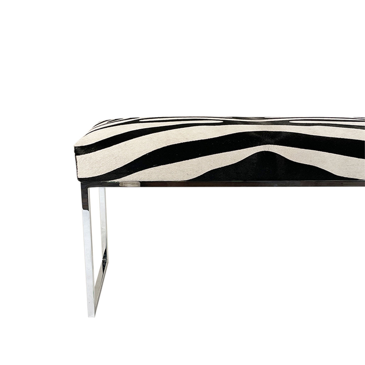 Outpost Original Upholstered Cowhide Bench