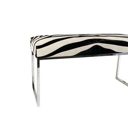 Outpost Original Upholstered Cowhide Bench