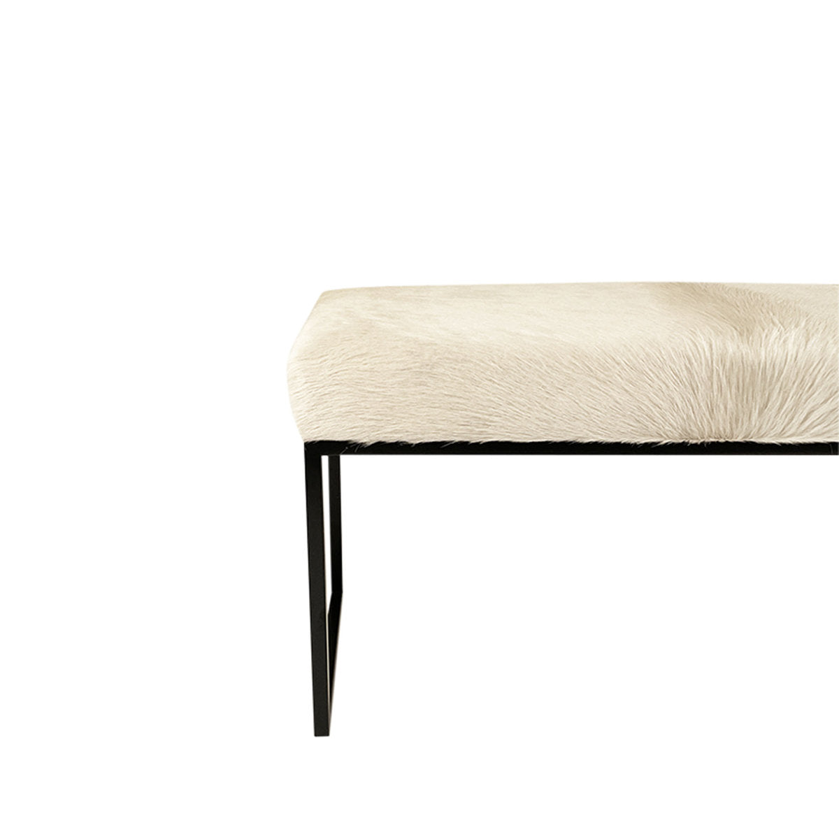 Outpost Original Upholstered Cowhide Bench