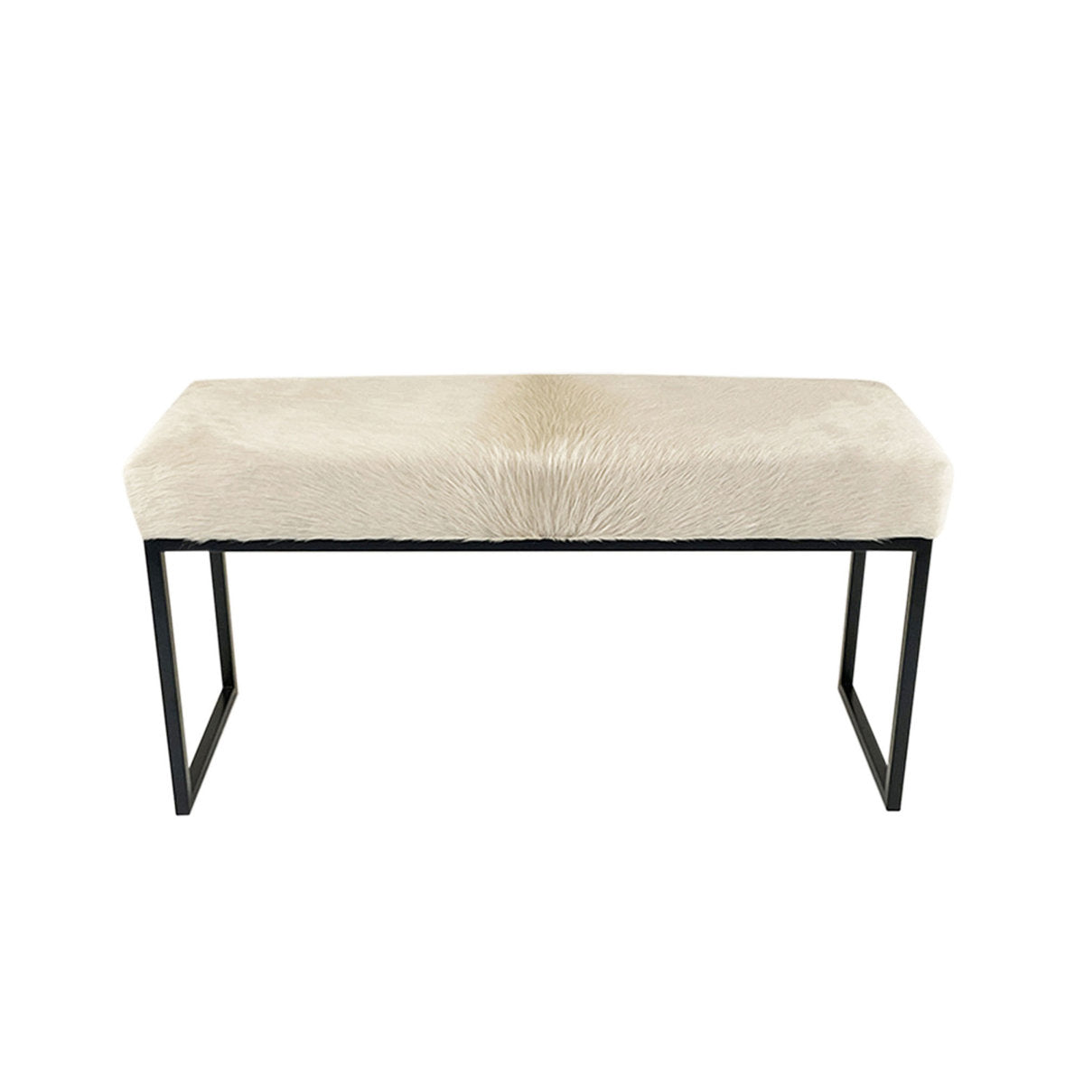 Outpost Original Upholstered Cowhide Bench