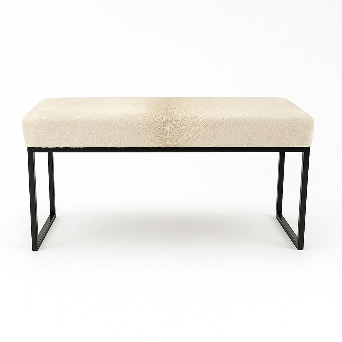 Outpost Original Upholstered Cowhide Bench