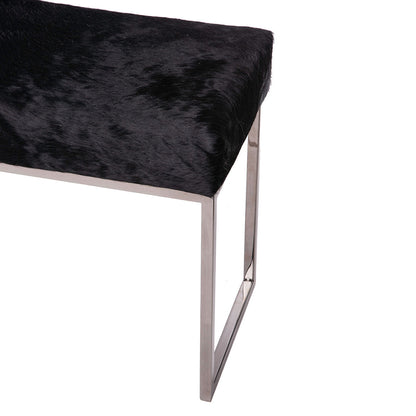 Outpost Original Upholstered Cowhide Bench