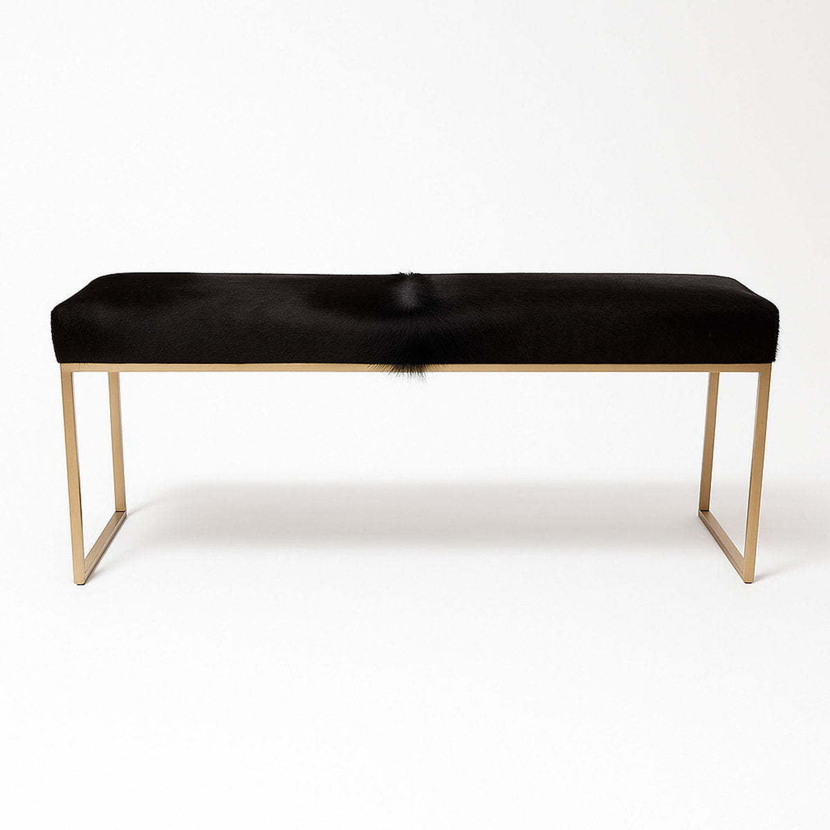 Outpost Original Upholstered Cowhide Bench