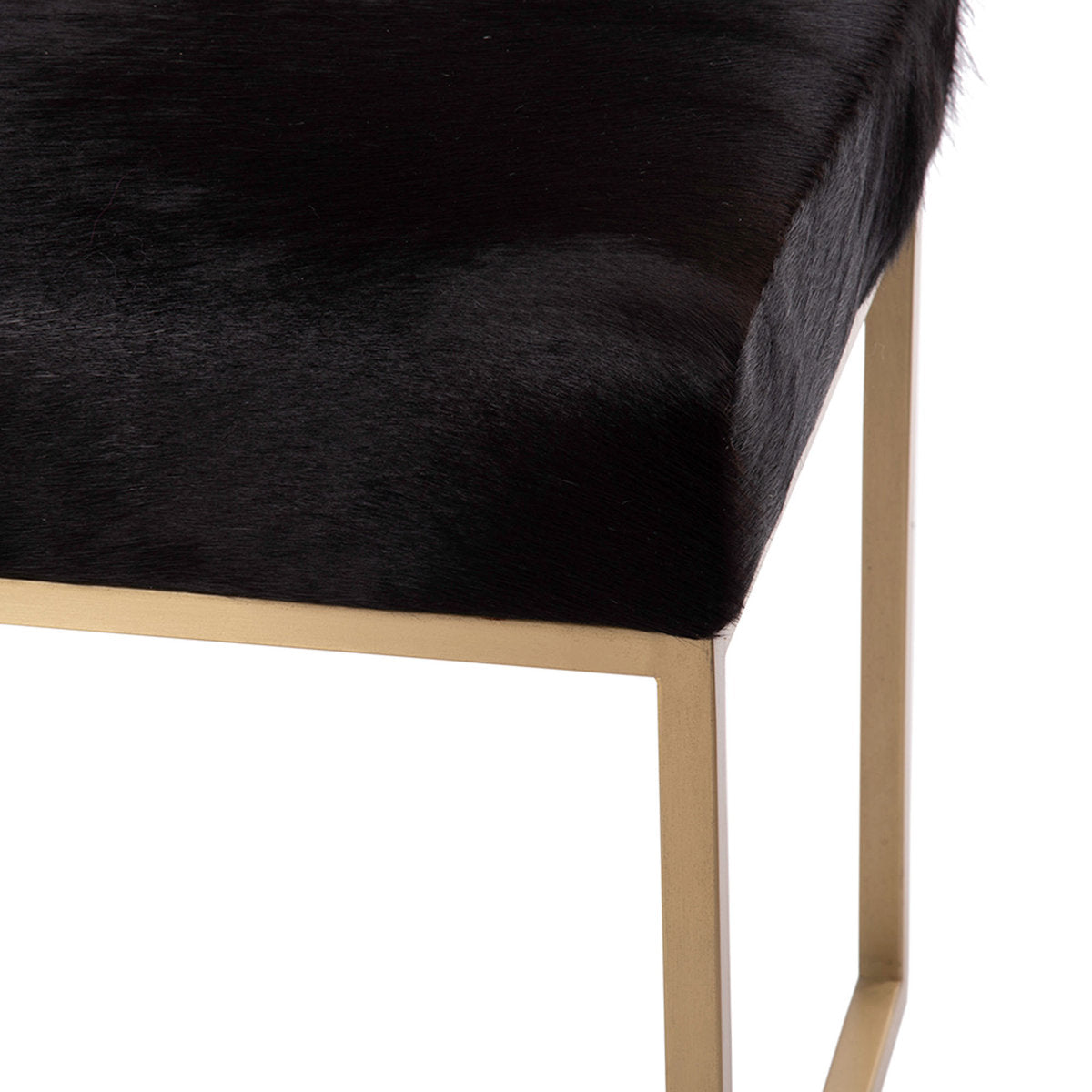 Outpost Original Upholstered Cowhide Bench