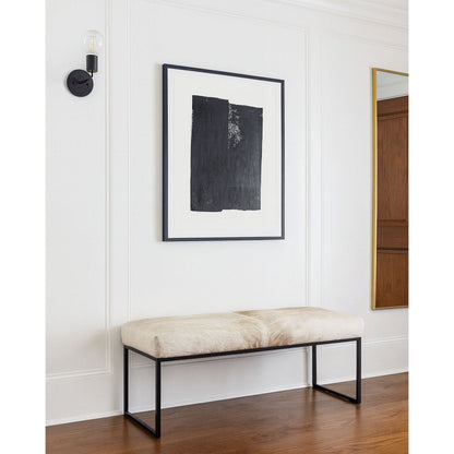 Outpost Original Upholstered Cowhide Stool