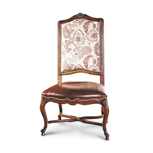 Francesco Molon Velvet Upholstered Side Chair