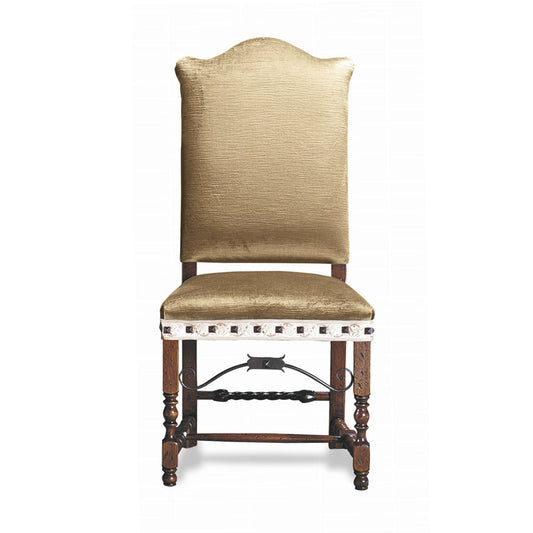 Francesco Molon Beech Upholstered Side Chair