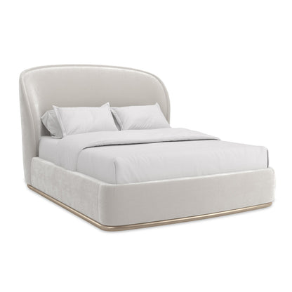 Caracole Faux Leather Bed