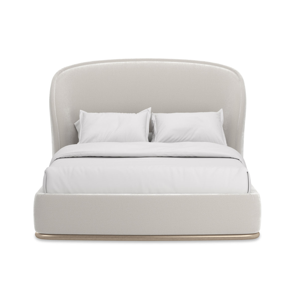 Caracole Faux Leather Bed
