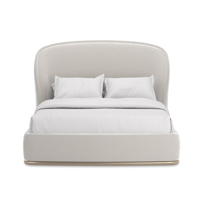 Caracole Faux Leather Bed