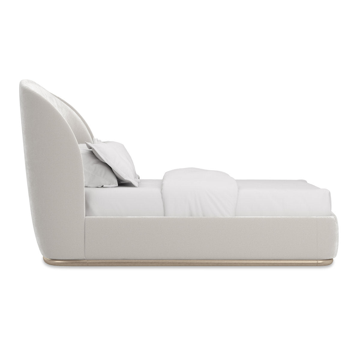 Caracole Faux Leather Bed