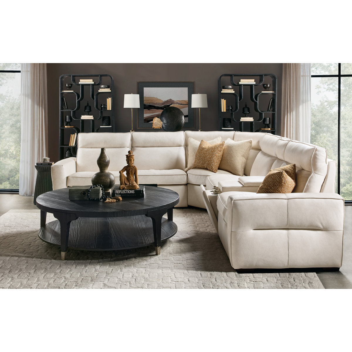 Hooker Furniture Vann Six Piece Power Sectional