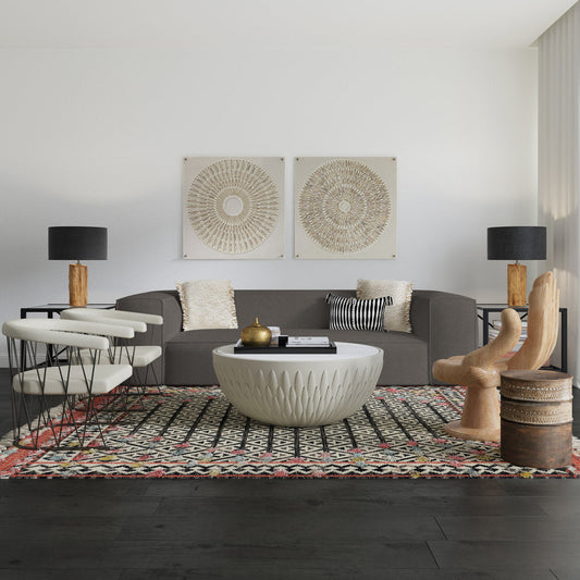 Varick Oversize Track-Arm Sofa with Flange