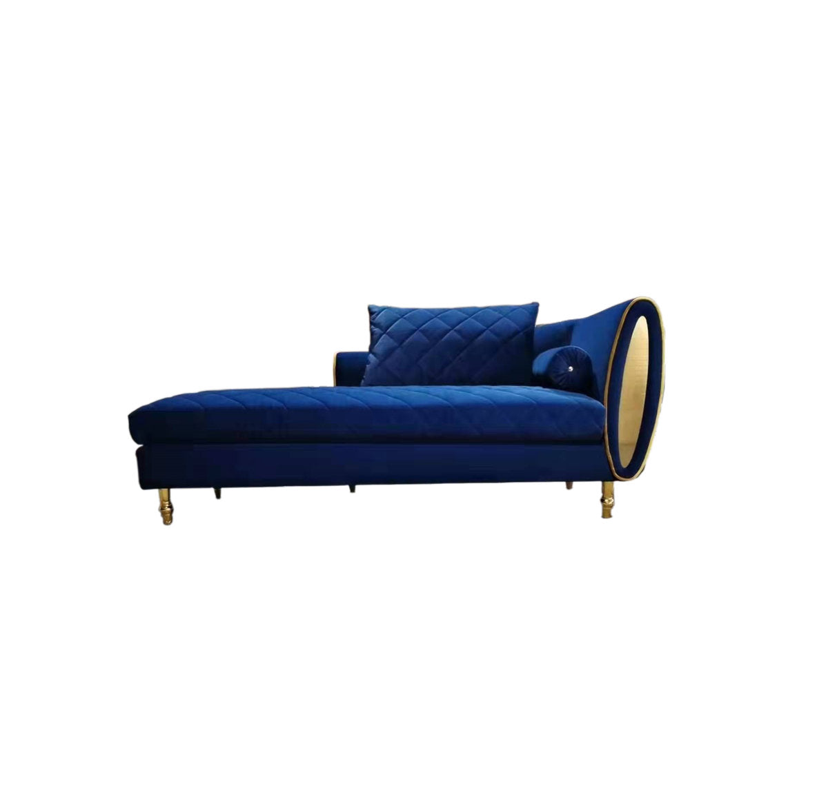 Infinity Furniture Import Right Round Arm Chaise Lounge With Storage