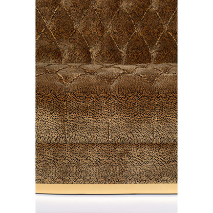 Bold Monkey 71 Velvet Round Arm Curved Sofa