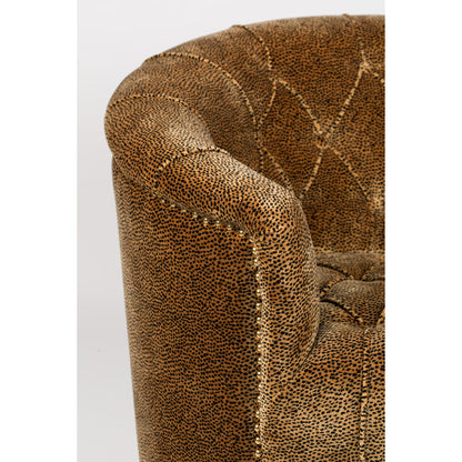 Bold Monkey 71 Velvet Round Arm Curved Sofa